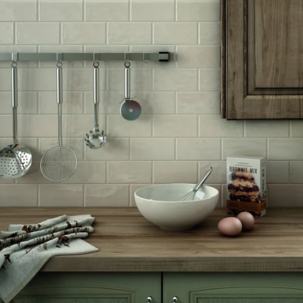 ESL Cottage Wall Tile - Cream ni