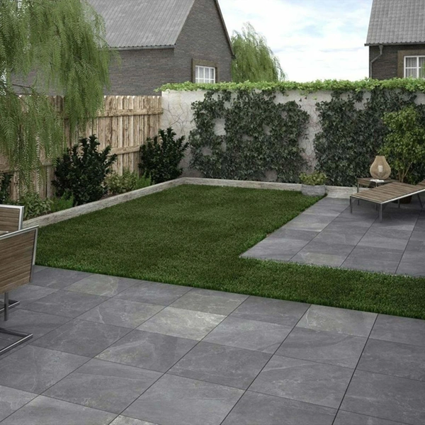 Arpa Planet Antracite 20mm 60 × 60 stone-effect tile